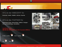 Tablet Screenshot of kfg.at